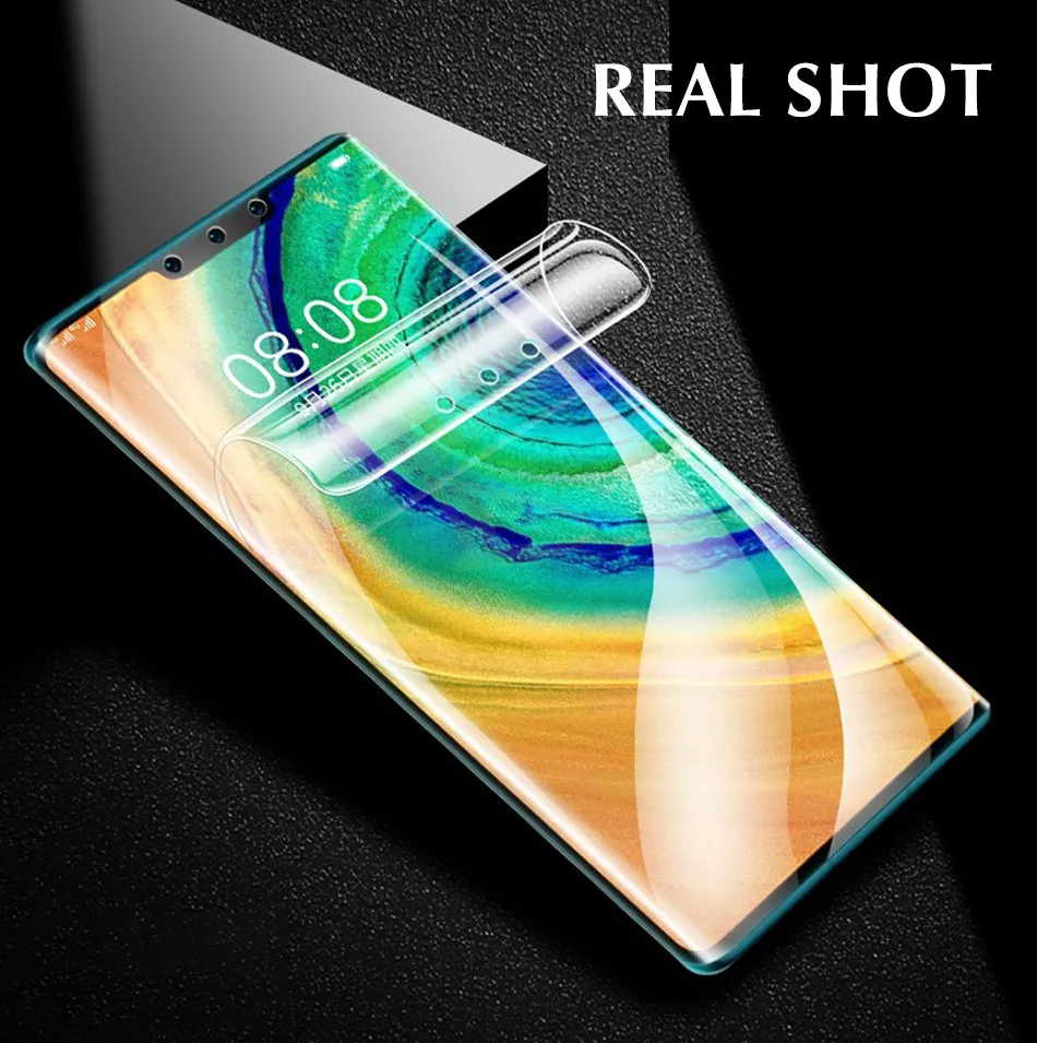 100D Front Back Hydrogel Film For Huawei Mate 30 Pro Mate 20 Lite Full Body Protective Film Screen Cover Protector Not Glass
