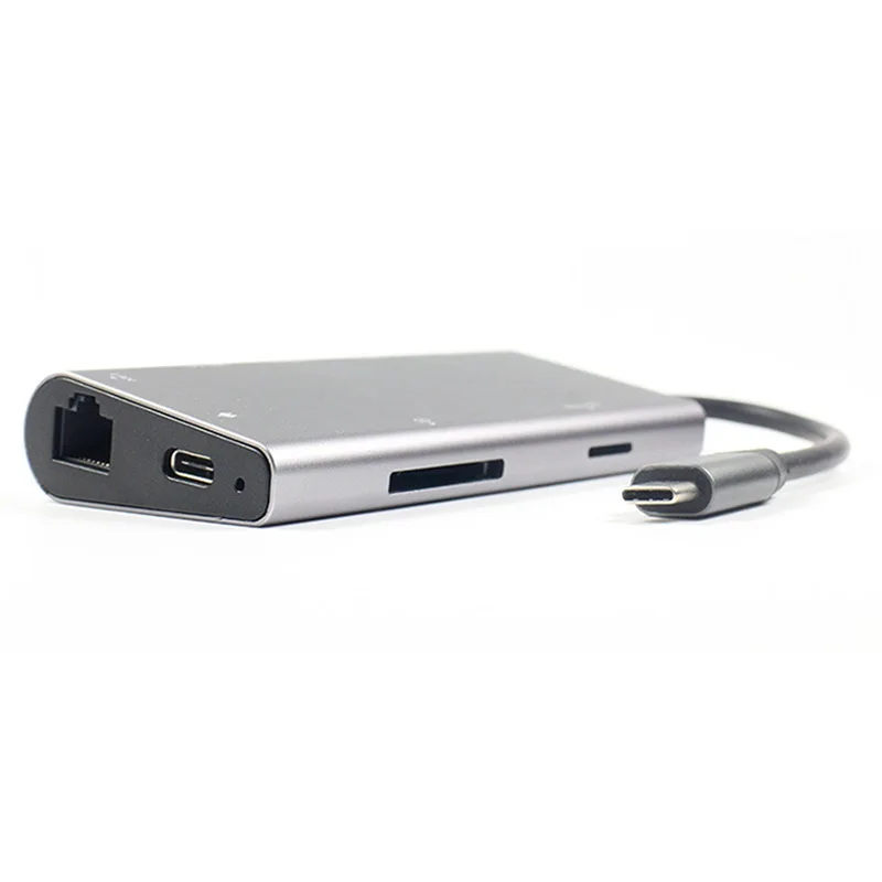 TYPE-C к HDMI8 в 1 концентратор с гигабитным NIC 4K HD конвертер