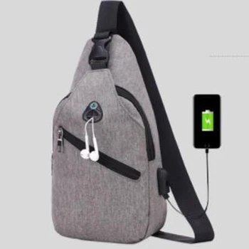 

Anti-Theft Sling Chest Bag Handbag for Men Waterproof Crossbody Travel Shoulder Bag Fit for 9.7" ipad