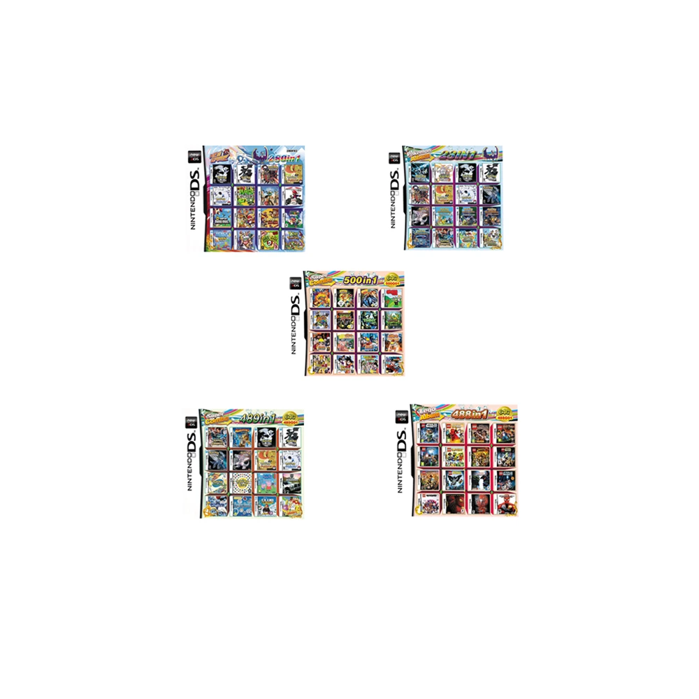 23 500 280 488 in 1 MULTI CART Super Combo Video Games Cartridge Card Cart  for Nintendo DS NDS 3DS XL 3DSXL 2DS NDSL NDSI|Memory Cards| - AliExpress