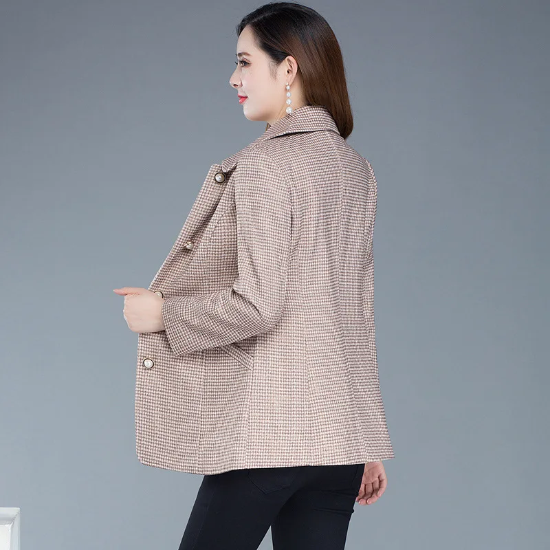 

Plaid Suit Women's Autumn 2019 New Style Korean-style Western Style Loose-Fit Slimming Short-height Suit Versatile Coat