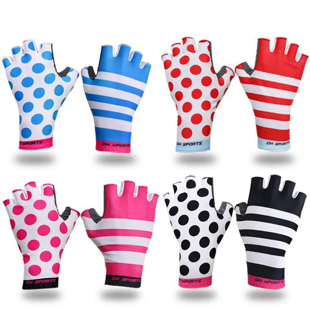 

Unisex Anti Slip Gel Pad Bicycle Gloves Short Half Finger Cycling Gloves