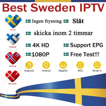 

sweden iptv 4K vip tv support android smart tv box pc subscription nordic Norway Dermank Netherlands Israel Poland iptv