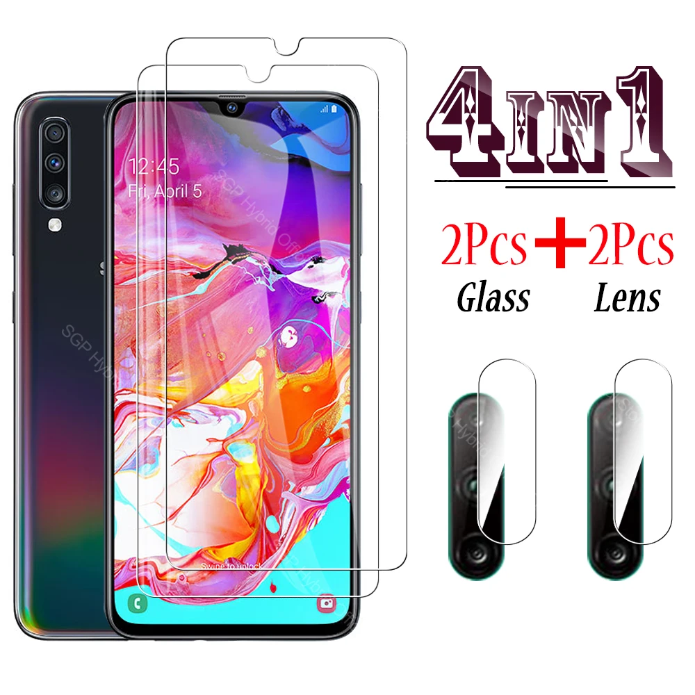 Pellicola Protettiva In Vetro Temperato Per Schermo 4 In 1 A 70 Per Samsung Galaxy A70 A70S A7 2018 7 0 S 0 S 70 S Pellicola Protettiva Per Obiettivo 