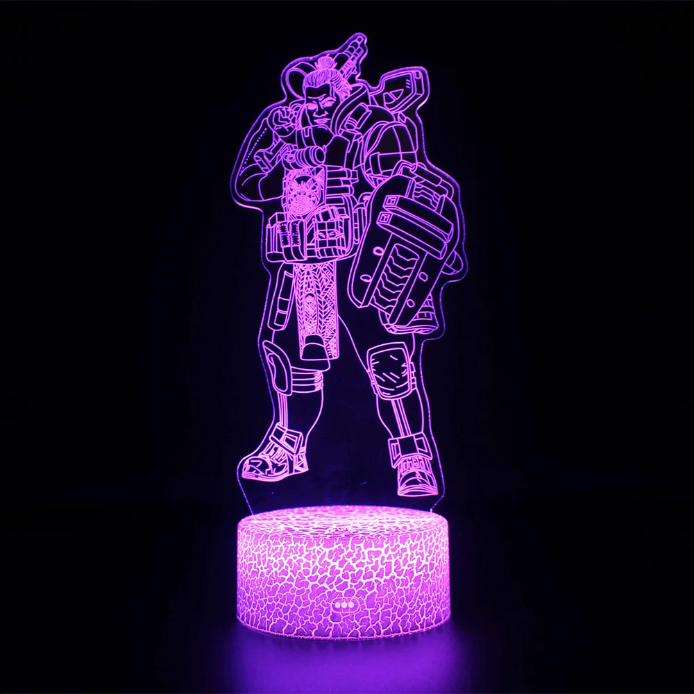 APEX Legends Lamps Toy Touch Nightlight LED Sleep Light RGB Remote Control Projection Lamp Children Gifts Battle Royale