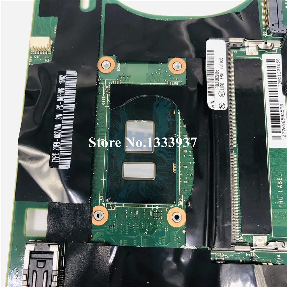 Для LENOVO ThinkPad T460S материнская плата 00JT935 NM-A421 SR2F0 I5-6300U 4 Гб Материнская плата ноутбука