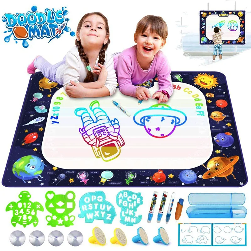 Creactive-juguete para dibujar con agua mágica para niños y niñas, juguete para dibujar con agua, pizarra, juguetes educativos, libro