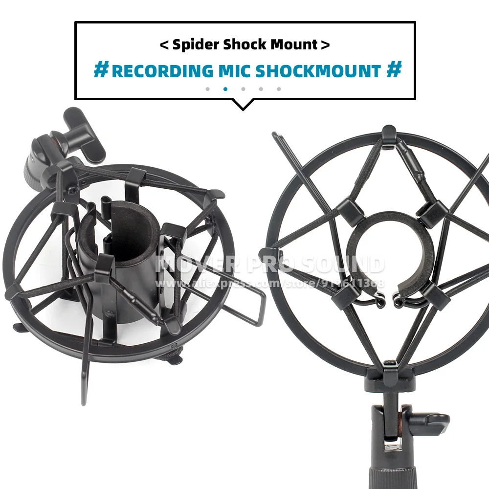 Spider Shotgun Mic Stand Titular Shock Mount para Sennheiser Mke600 Mkh416 Mke 600 Mkh 416 Shock Mount à Prova de Choque - Image 2