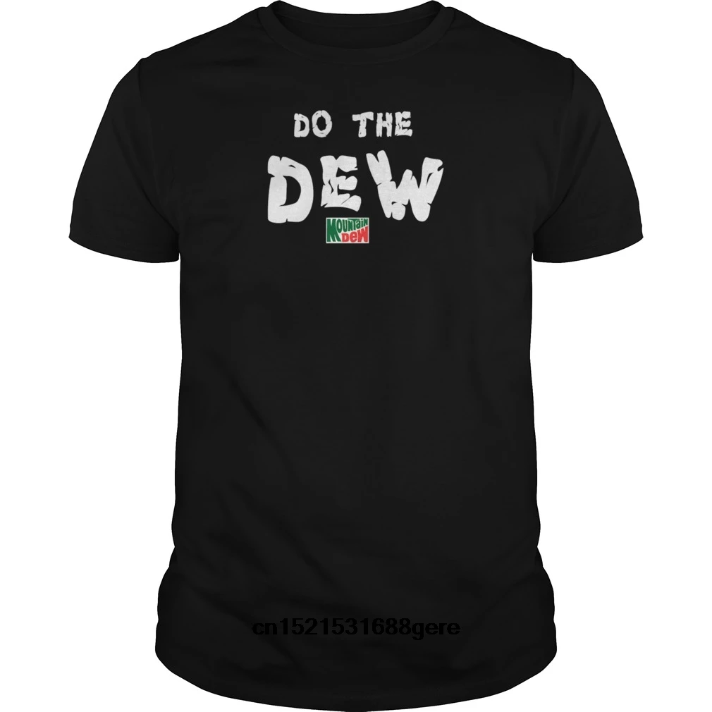 Забавная футболка с изображением гор роса лимона Лайма соды поп Do The Dew Мужская |