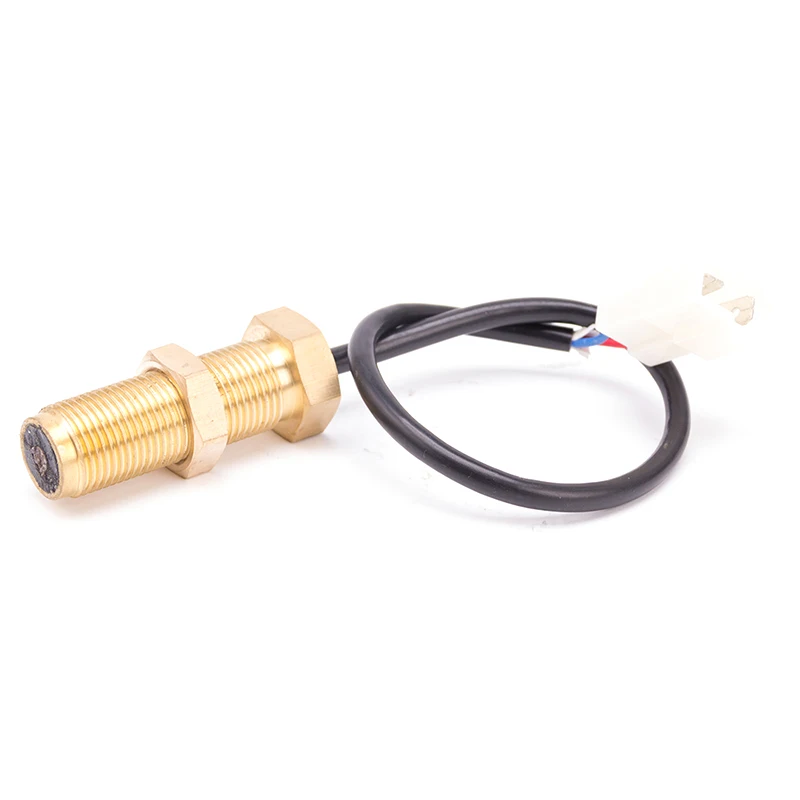 

Engine Magnetic Speed Sensor M18 Screw Brass Transmition Generator Part Electronic Alarm Ohm Rpm Speed Pickup Sensor