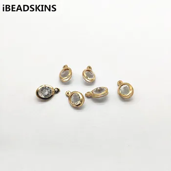 

New arrival! 15x10mm 200pcs Rhinestone Oval Shape charm for Earrings parts Necklace Accessories hand Made Earrings Jewelry DIY