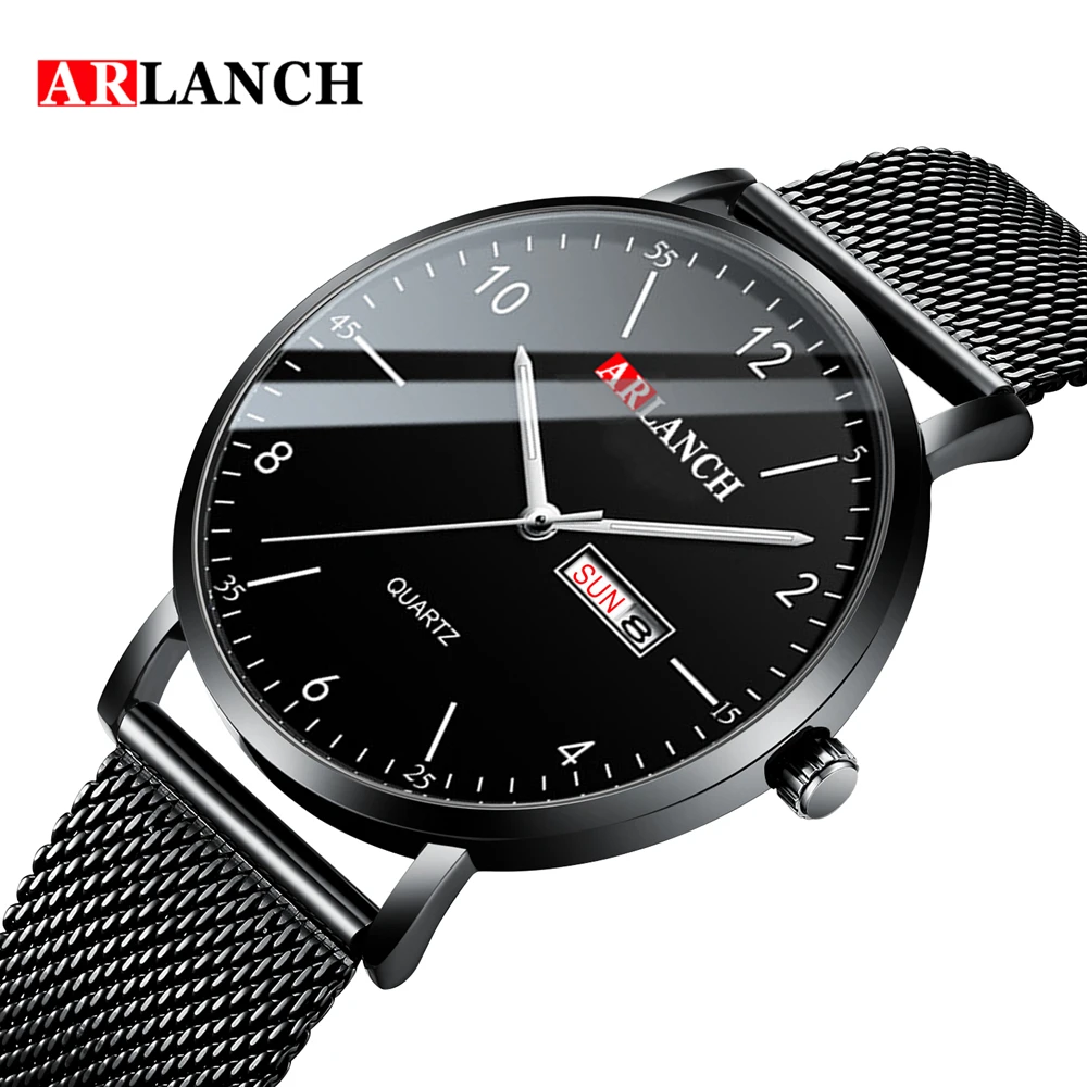 

ARLANCH Double Calendar Men's High School Students Quartz Waterproof Watch Simple Trend Sports male Watches relogio masculino
