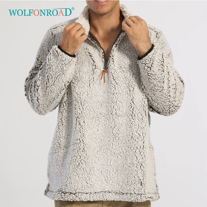 fuzzy pullover mens
