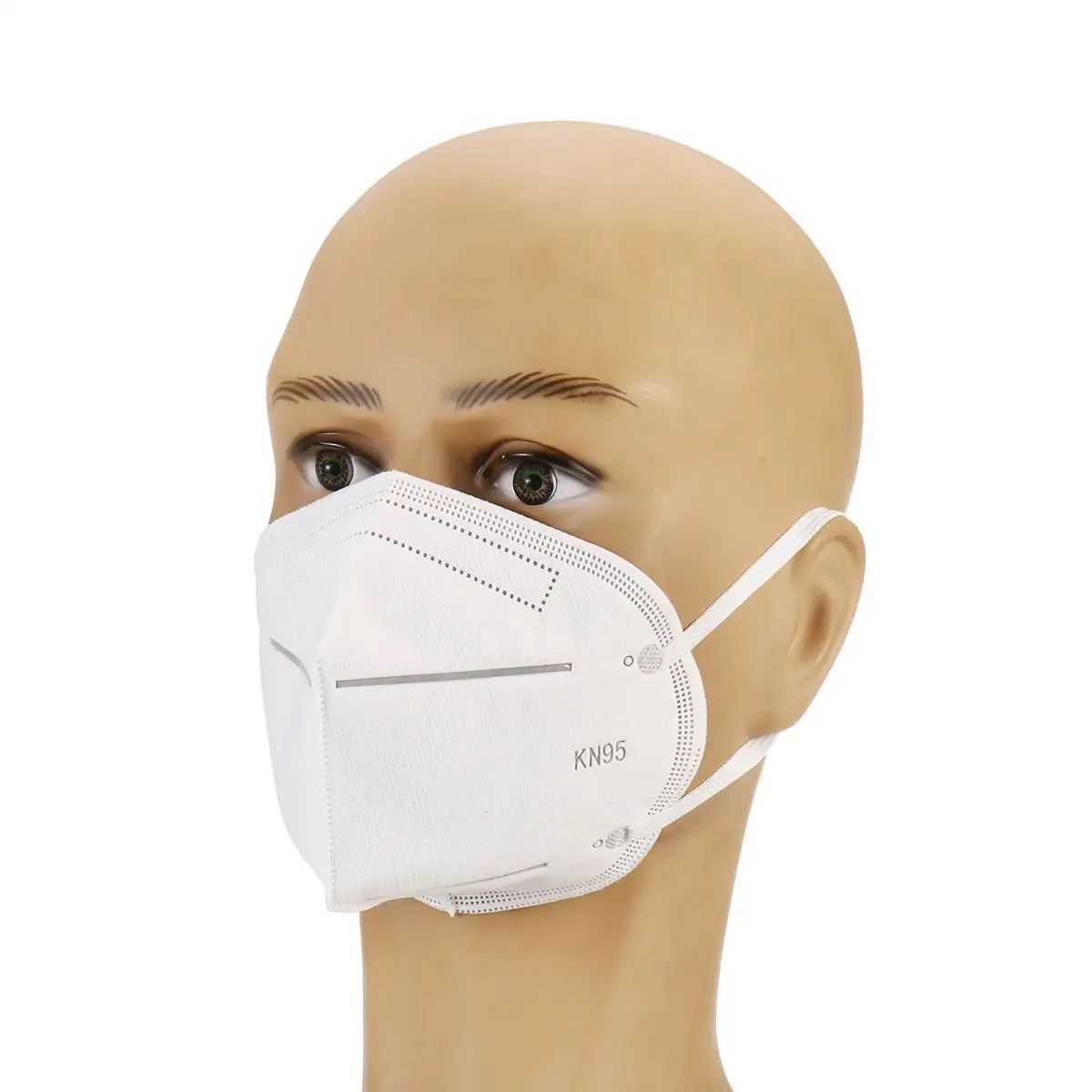 

4Pcs Disposable Mask KN95 Face Mask 95% Filtration Non-woven Fabric Protective Masks Dust Particles Pollution Filter