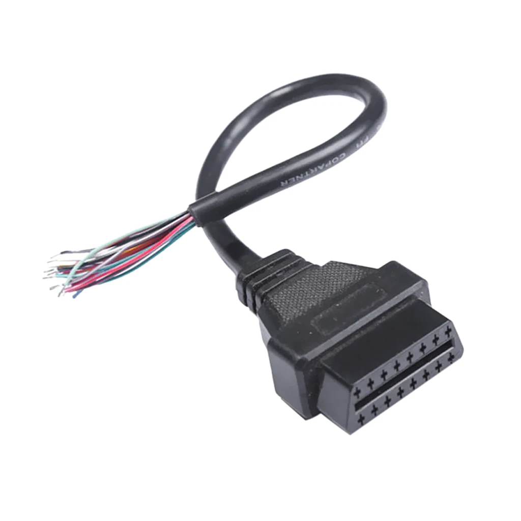16 Pin Female OBD II OBD 2 Extension Cable Auto Diagnostic Extender 12 Inch