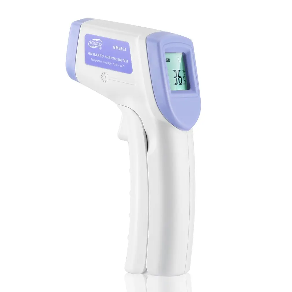 

handheld infrared thermometer high precision portable household office non-contact infrared thermometer Freeshipping Health Care