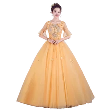 Пышные платья с рукавами и глубоким вырезом из тюля с кружевом, бальное платье vestidos De Quince Anos