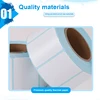 800pcs/Roll Adhesive Thermal Label Sticker Paper Supermarket Price Blank Barcode Label Direct Print Waterproof Print Supplies ► Photo 3/4