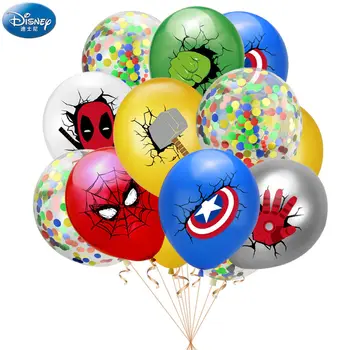 

6pcs Super Hero Balloon Latex Balloons Kids Birthday Party Decoration Baby Shower Balloons
