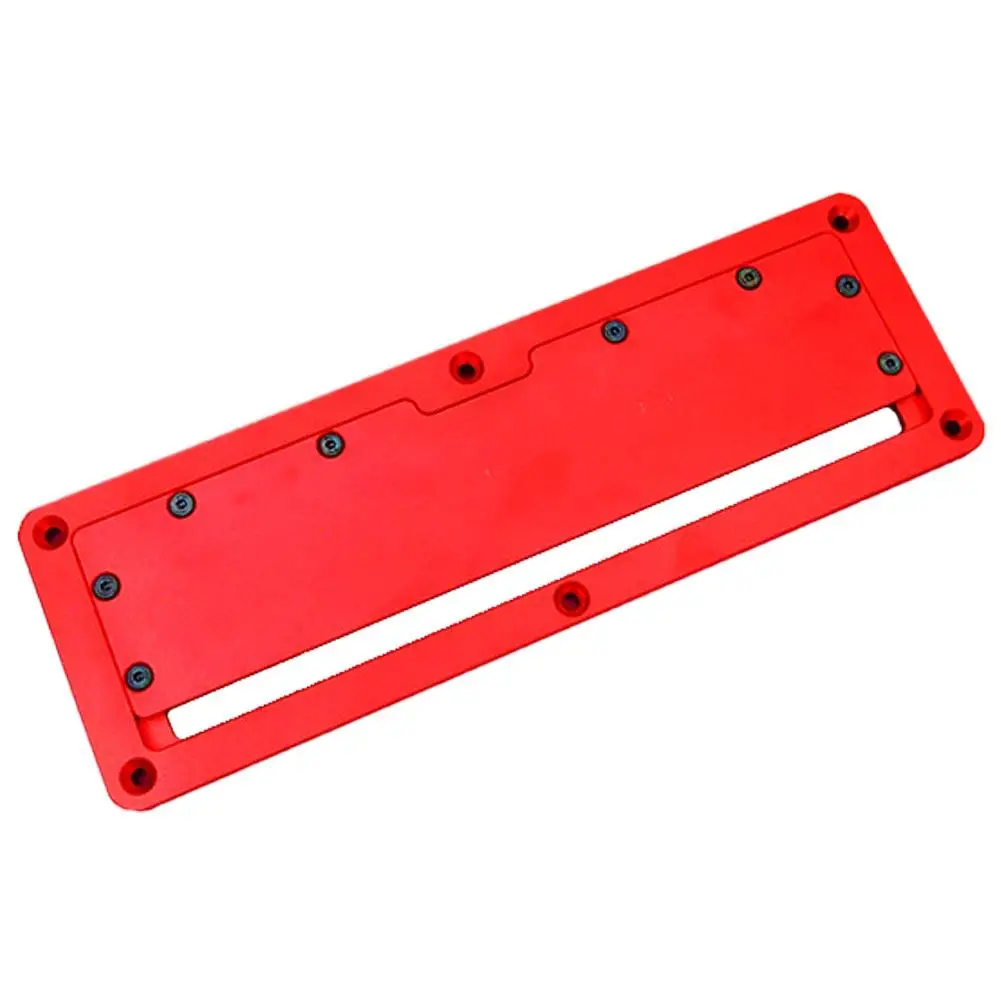 

Adjustable Aluminium Flip Cover Insert Plate for Table Saw Electric Circular Saw Prolonged Durable and Accurate Calibration
