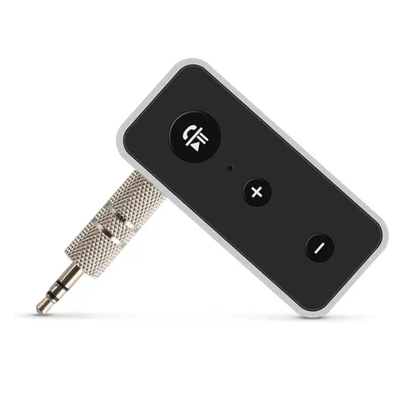 Bluetooth V5.0 автомобильный ресивер комплект стерео музыка 3,5 мм аудио беспроводной громкой связи адаптер для транспортных средств Bluetooth аудио приемник адаптер - Название цвета: A