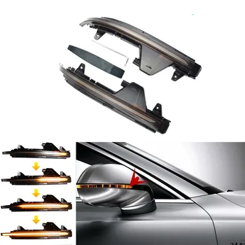 

2pcs Dynamic Turn Signal Light LED Side Wing Rearview Mirror Sequential Indicator Repeater Blinker For Audi A7 S7 RS7 2011-2017