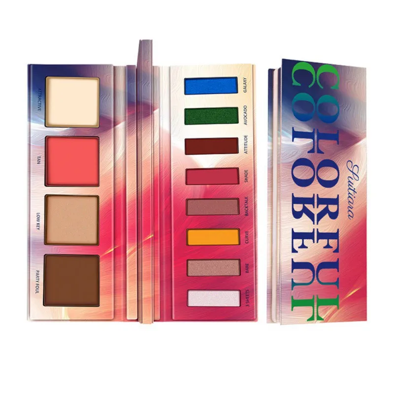 

High Gloss Blush Eye Shadow Combination Palette Portable Makeup Kit