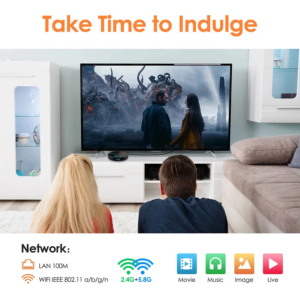Hk1 Max Smart IPTV Box android 9.0 4G 32G Rk3318 H.265 WIFI 1080p USB3.0 BT4.0 4K Set Top Box Android 9 Better then H96 max X96
