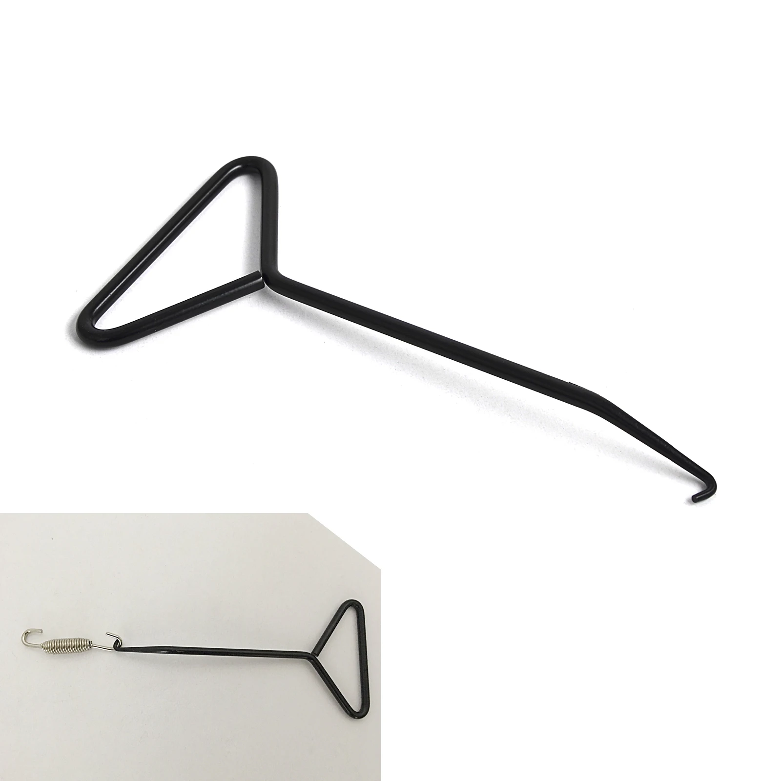 NICECNC 17CM T-Handle Exhaust Pipe Spring Hook Puller Cotter Pin Removal Tool Stainless Steel Universal For Motorcycle Bicycles