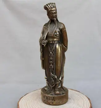 

Copper Statue brass copper New product Decoration Crafts Mr. Wolong Zhuge Liang