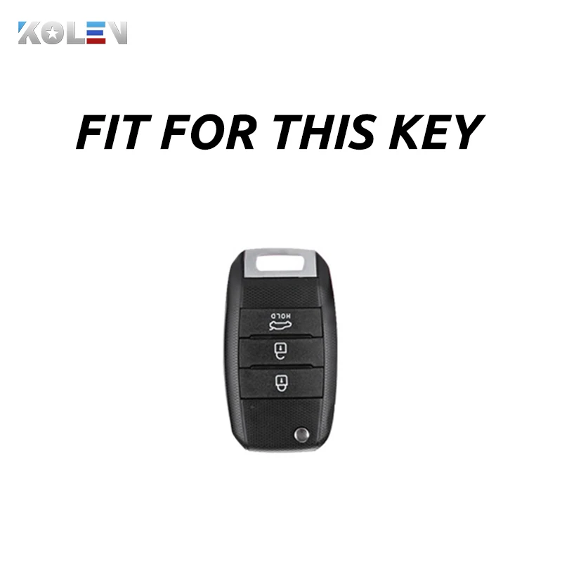 Custodia protettiva per chiave auto in TPU con custodia per portachiavi con catena per Kia Soul(2020-2022) Forte(2019-2021) Telluride (2020-2021) K5Seltos(2021-2022) NIRO Sportage Sorento