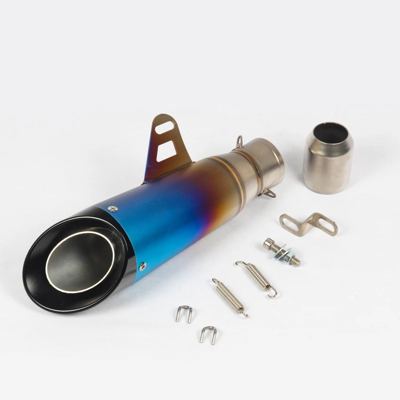 51mm Universal Exhaust Tips Muffler Tail Pipe for Motorcycle Scooter ATV Dirt Street Bike Stainless Steel - Image 4