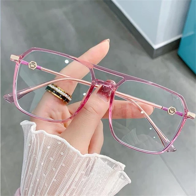 Wholesale Casual Solid Color Square Full Frame Glasses