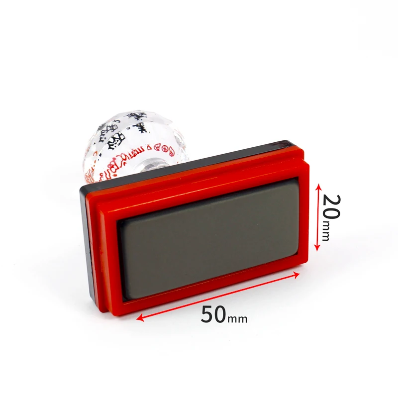 20*50mm Professional Rectangular Photosensitive Stamp,Personal Seal,Wedding Stamp