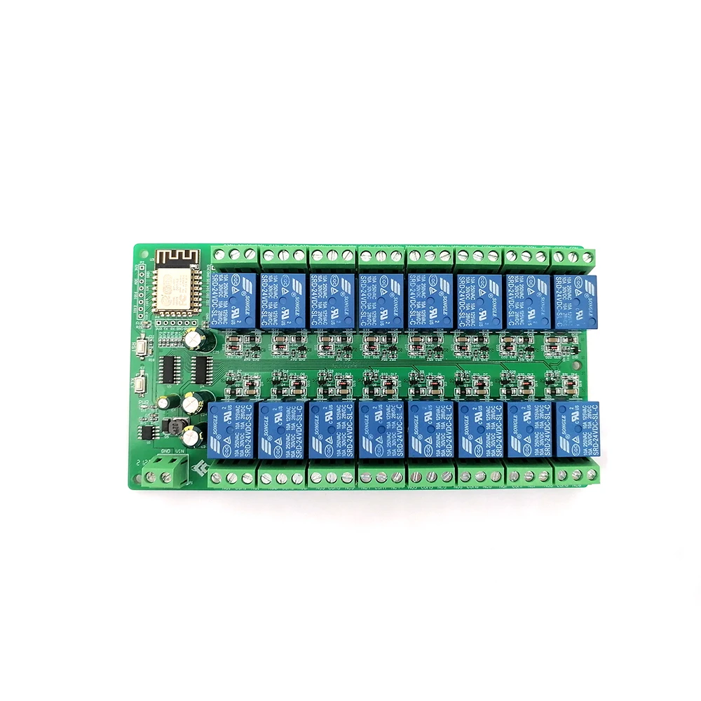 ESP8266 wifi relay module 5V 12V 24V 16 channel with optocoupler. Relay Output way for arduino | Обустройство дома