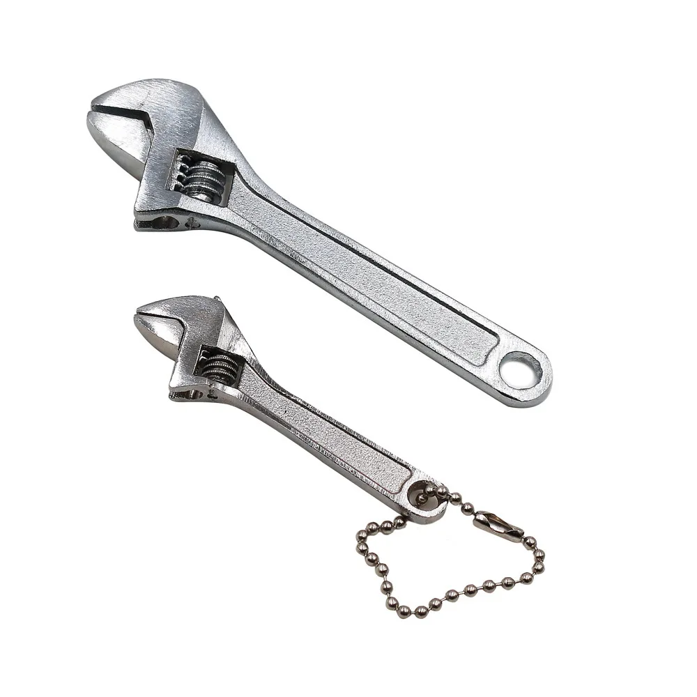 LAMEZIA 1pc 2.5/4 Inch Carbon Steel Multifunction Mini Activity Wrench Portable Hand Tool Universal Adjustable Spanner
