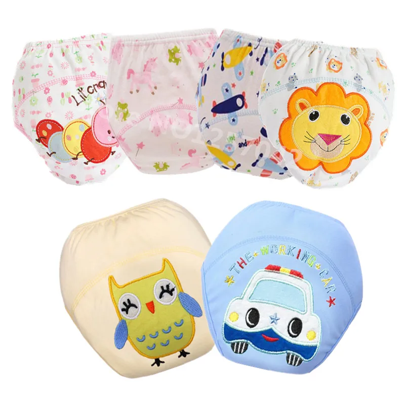 Baby Boy Girl Cloth Diaper Nappies Training Pants Washable Underwear Waterproof 