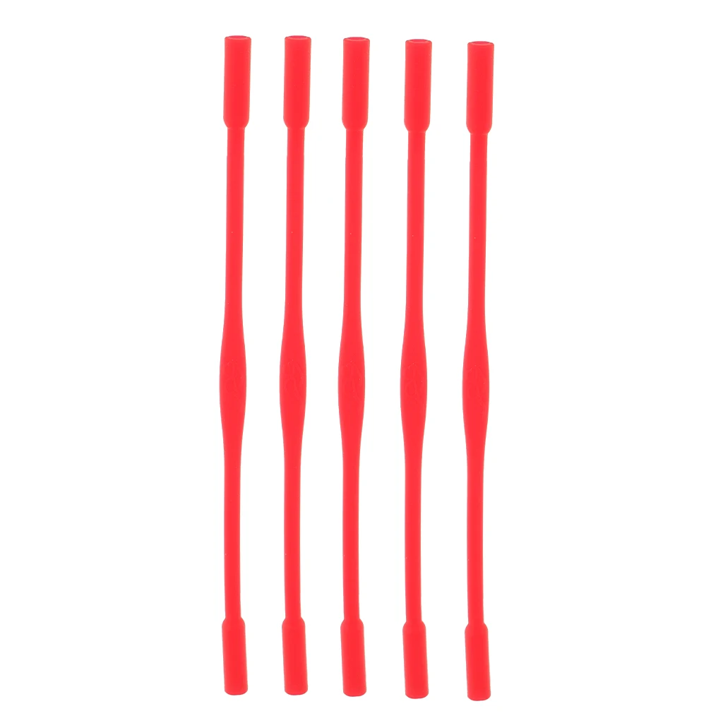 5pcs Kids Eye Glasses Strap Anti-slip Elastic Silicone Eyeglasses Sports Band Cord Holder Lanyard