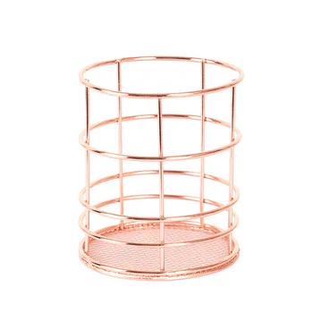 

Iron Wire Basket Storage Box Modern Home Simple Lightweight Pen Office Holder