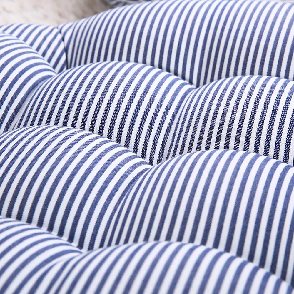 EHOMEBUY круглая Подушечка для стула квадратная подушка полосатая печать для домашнего стула подушка для сиденья мягкий коврик для пола футон коврик офисные подушки