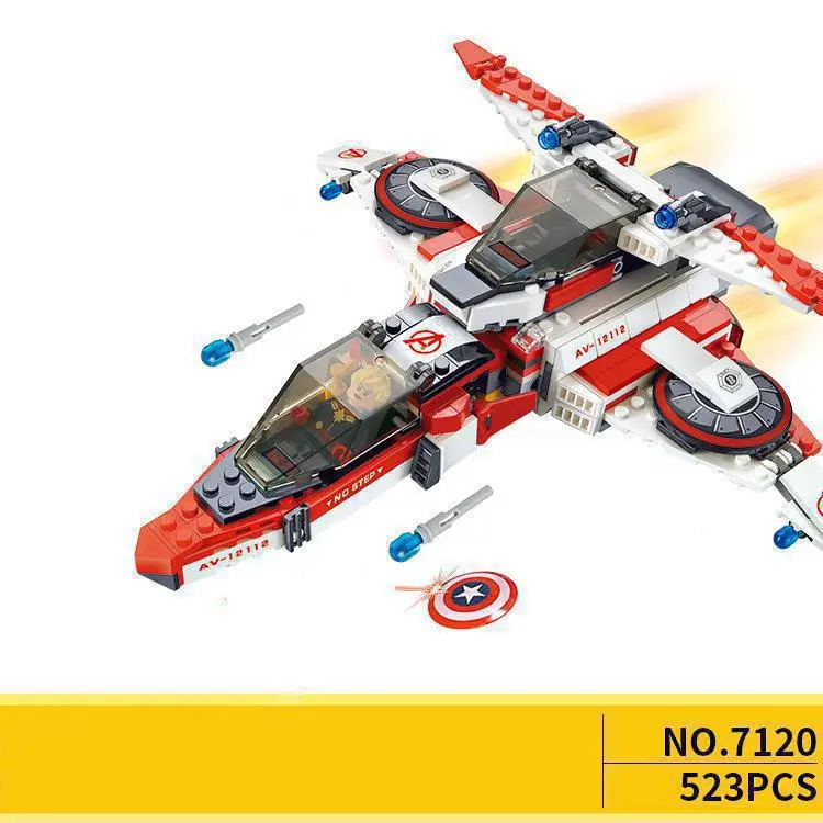

7120 07022 Avenger Super Engine Education Bricks Building Block Compatible With 76049