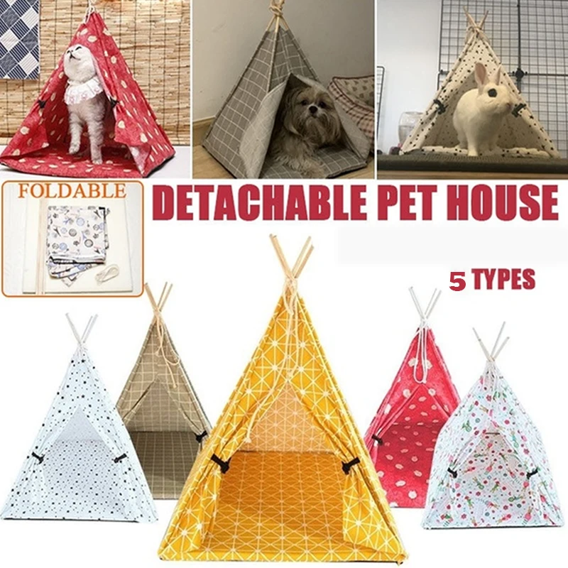 

Dog House Tent Pet House Foldable Cat House Outdoor Portable Dog Crate Cat Cage Kitten Bed Dog Bed Kennels Crate   
