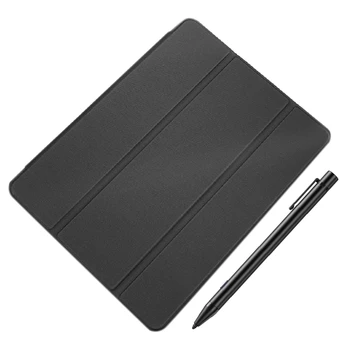 

Stylus Pen+Tablet Case for iPad 8 10.2 Flip Leather Case Tablet Stand Anti-Drop Protective Case with Smart Stylus Pen