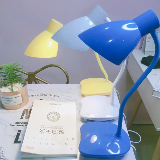 $US $9.48  New Adjustable Reading LED Desk Lamp e27 light With Clip Switch 360 Degree Twisted Flexible Metal T