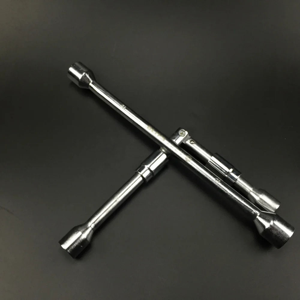 Steel car Folding Cross Wrench Folding Cross Wrench Car Wheel Repair Tool Car decoration accessories Auto repair tool