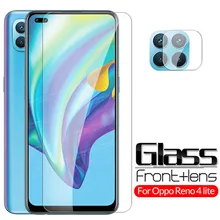 Protecteur d'écran de caméra pour Oppo Reno4 Lite, Film de protection en verre trempé, 6.43 pouces, pour téléphone=