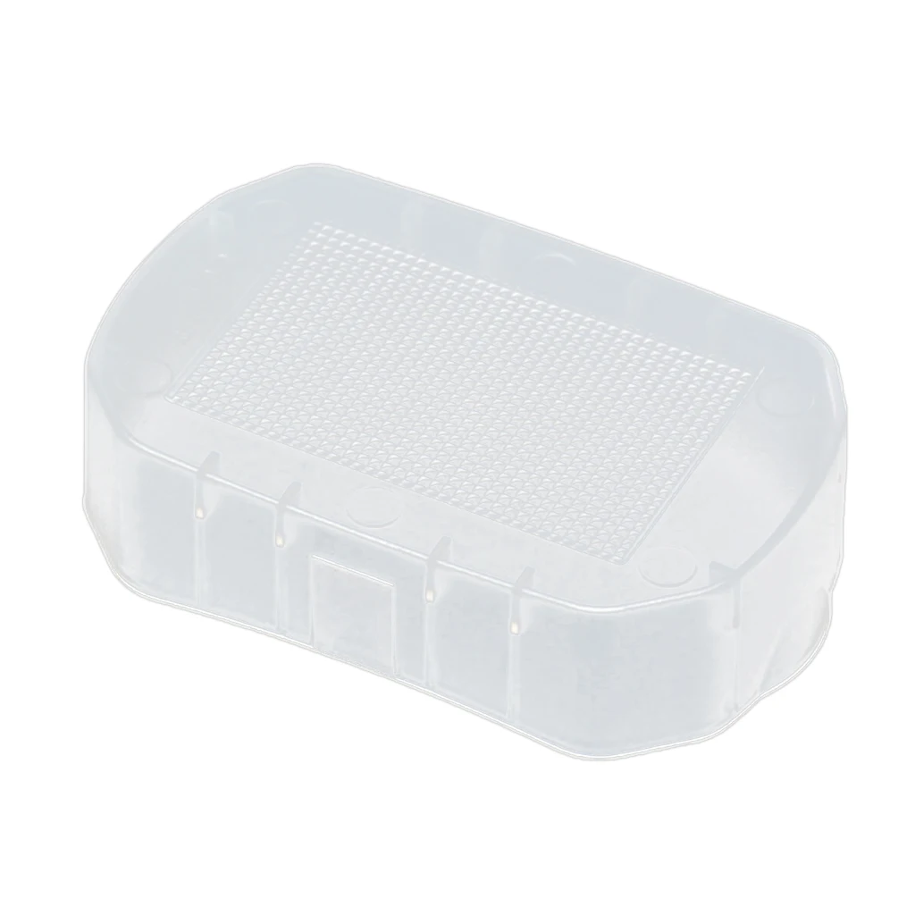 2pcs Plastic White Bounce Dome Diffuser For  Speedlite 600EX 600 EX