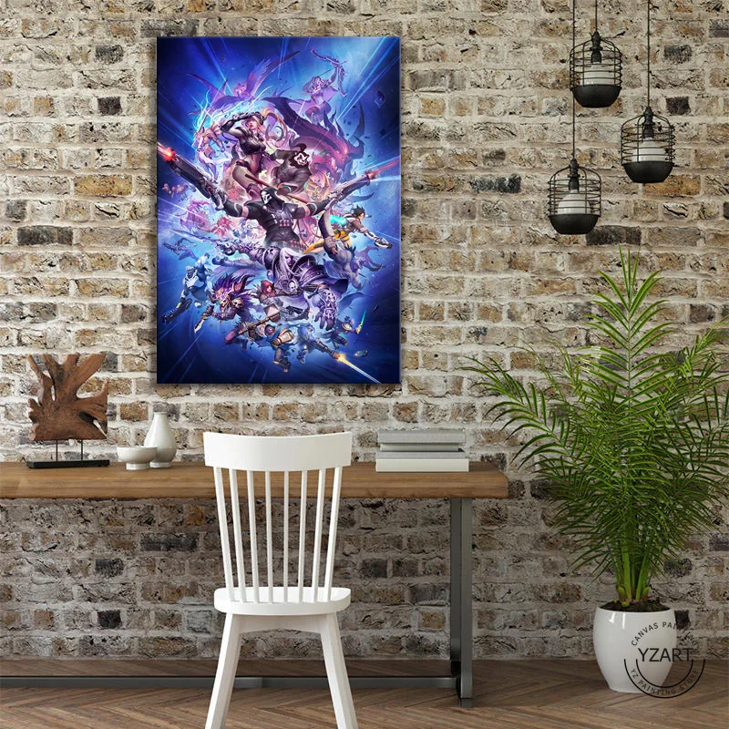  World of Warcraft DOTA Overwatch Diablo Video Games Poster Artwork Canvas Paintings HD Wall Picture