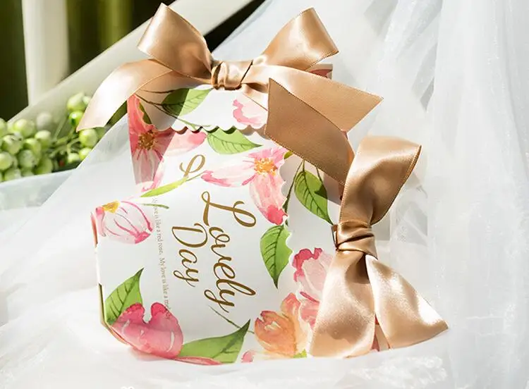 20 шт. милые день цветы прекрасная история Фламинго Свадебные Сувениры ...