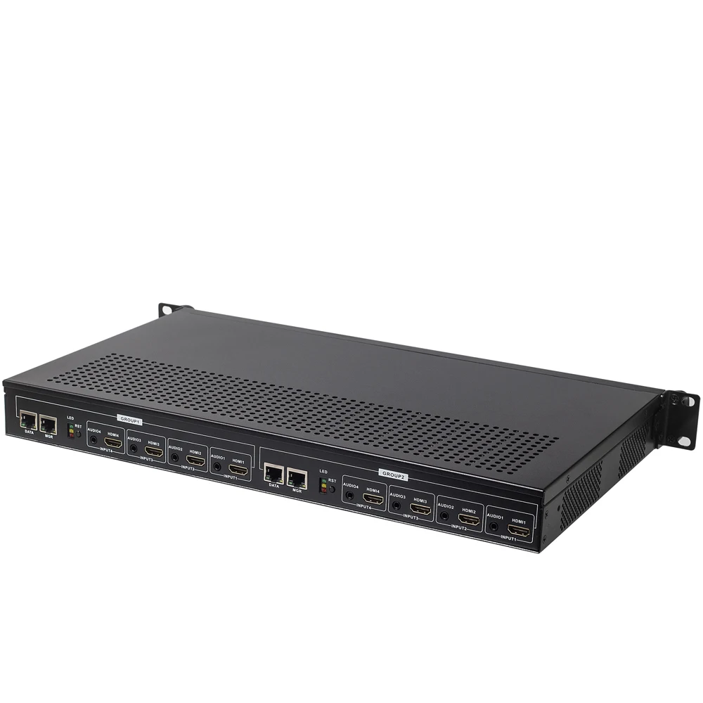 8 в 1 H.264 HDMI к IP видеокодер IPTV каналов потоковый кодировщик реальном времени HD